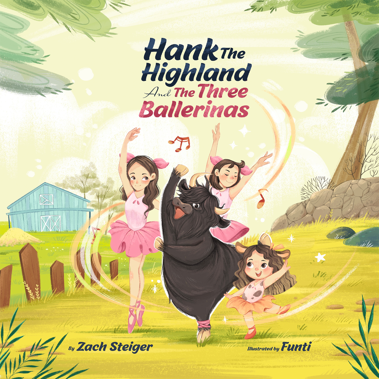 Hank The Highland and the three ballerinas